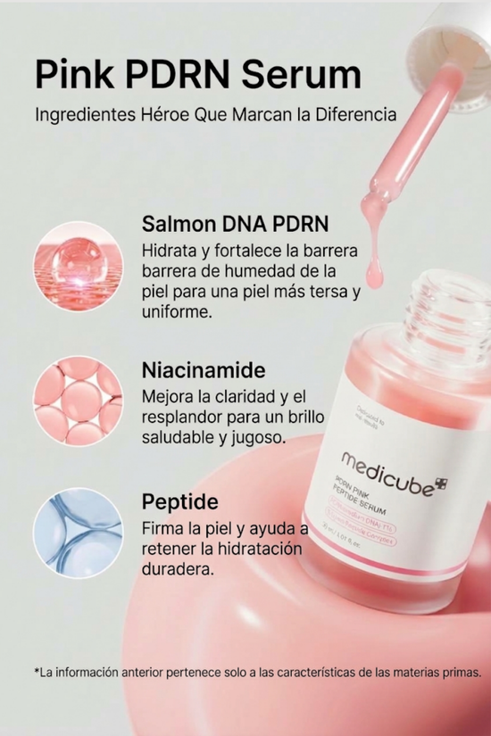 Medicube Pdrn Pink Peptide Serum 30ml