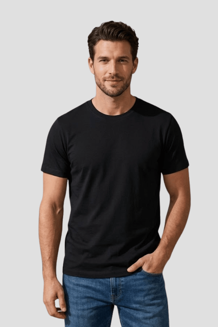 Polo Básico Hombre Cuello Redondo