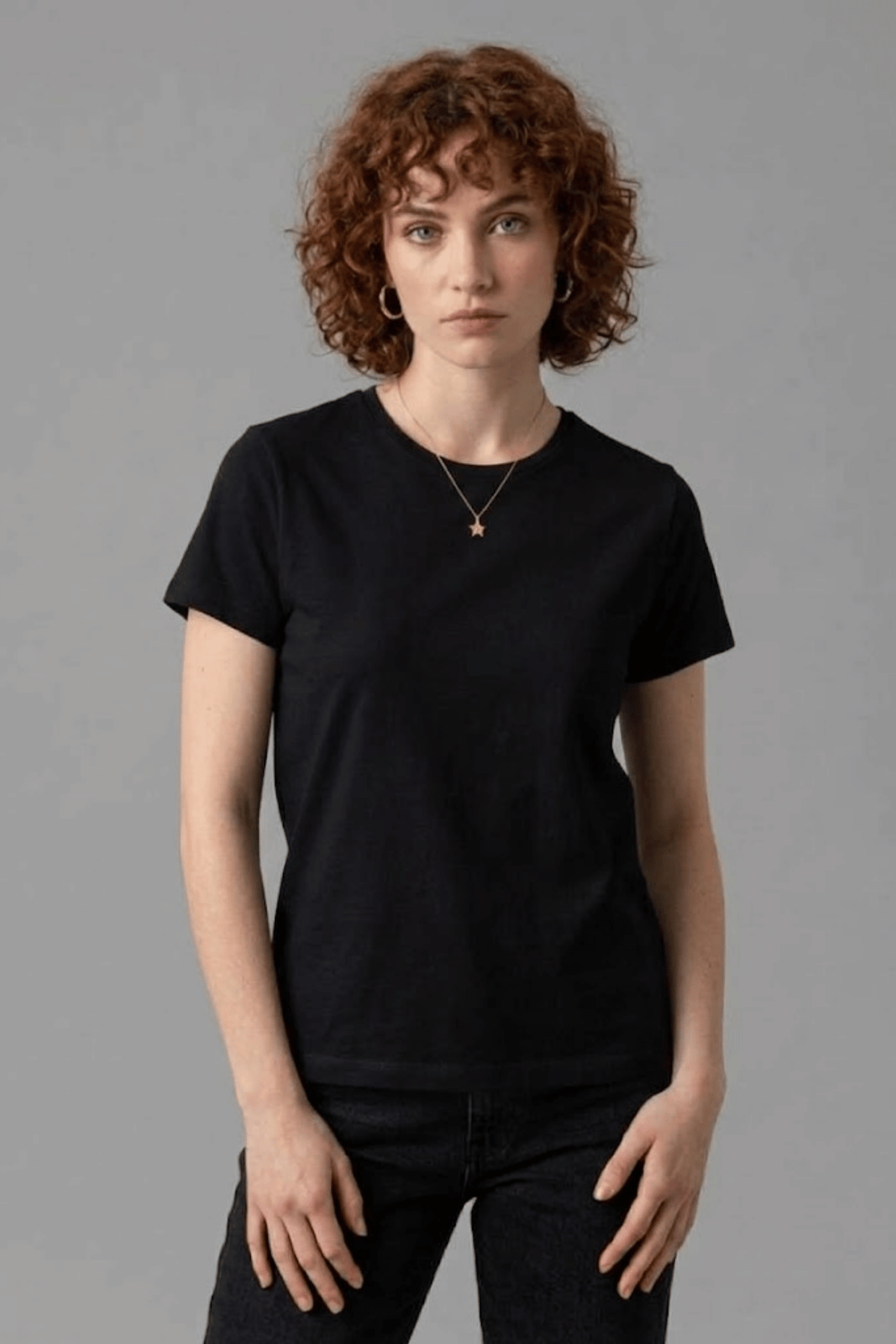 Polo Básico Mujer Cuello Redondo